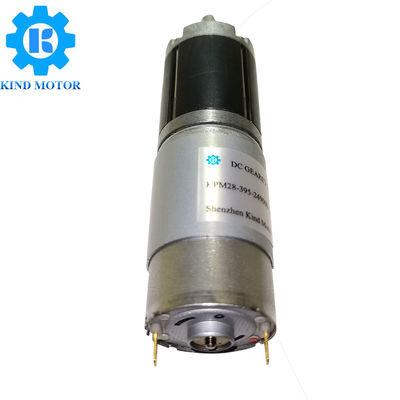 28mm αργόστροφη 5v 6v 9v 12v 24v μηχανή συνεχών βουρτσών μετάλλων πλανητική συνδεμένη κιβώτιο ταχυτήτων