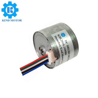 χαμηλού θορύβου 24mm bl2418 2mm αβούρτσιστη μηχανή συνεχών 6v 12v 14.4v 18v 24v ρουλεμάν άξονων με τον κωδικοποιητή