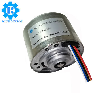 Υψηλή ροπή μικρό 0.1nm 0.2nm 0.3nm 12vdc 24vdc 42mm αβούρτσιστη συνεχής μηχανή
