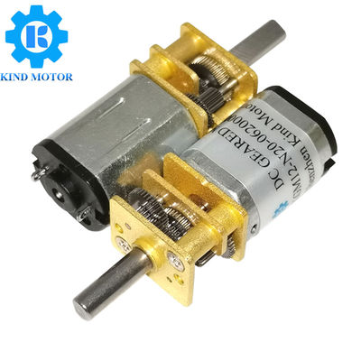 Χαμηλού θορύβου 0,5 μετρούν Gearmotor βουρτσών άνθρακα μετάλλων 12mm σε ίντσες N10 N20 N30 3v 5v 6v