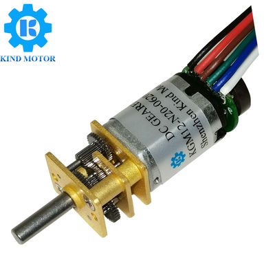 gearmotors βουρτσών μικροϋπολογιστών 12mm N10 n20 n30 6v 12v με τον κωδικοποιητή