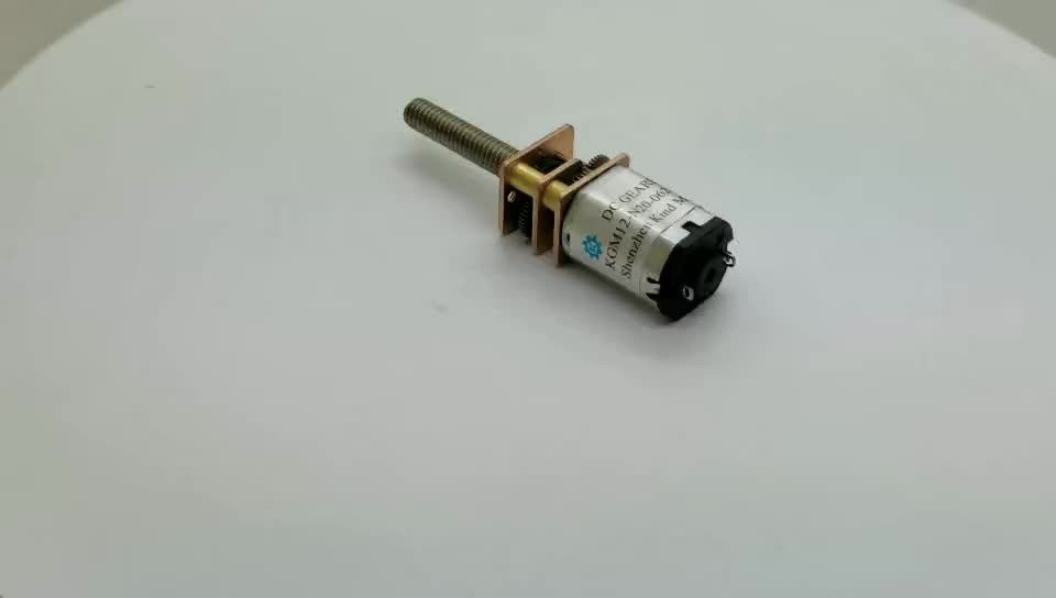 Μεγάλη ροπή χαμηλός θόρυβος μικρός 3V 6V M3 M4 βίδα νήμα dc κινητήρας μετατροπής για ρομπότ