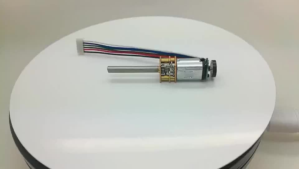 Μικρο-gm12 n20va 3w 60rpm 100rpm 200rpm 6v 12v 24v 60rpm N20 μικρο-μεταλλικός κινητήρας ταχυτήτων με τετραγωνικό κωδικοποιητή μειωτήρα