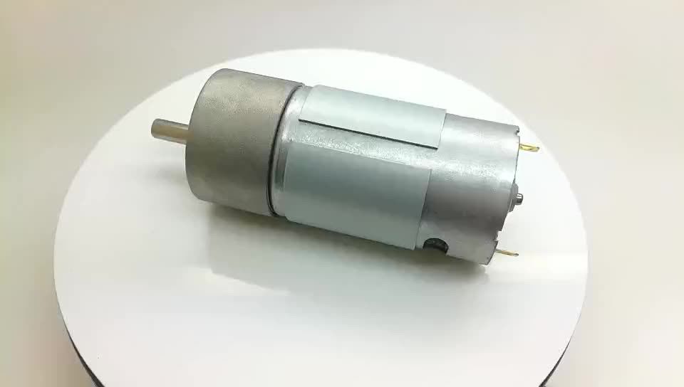 Μικρο υψηλή ροπή χαμηλή ταχύτητα 9V 6V 12V 18V dc κινητήρας 35mm 37mm μεταλλικό κιβώτιο ταχυτήτων βούρτσα rs 550 rs 555