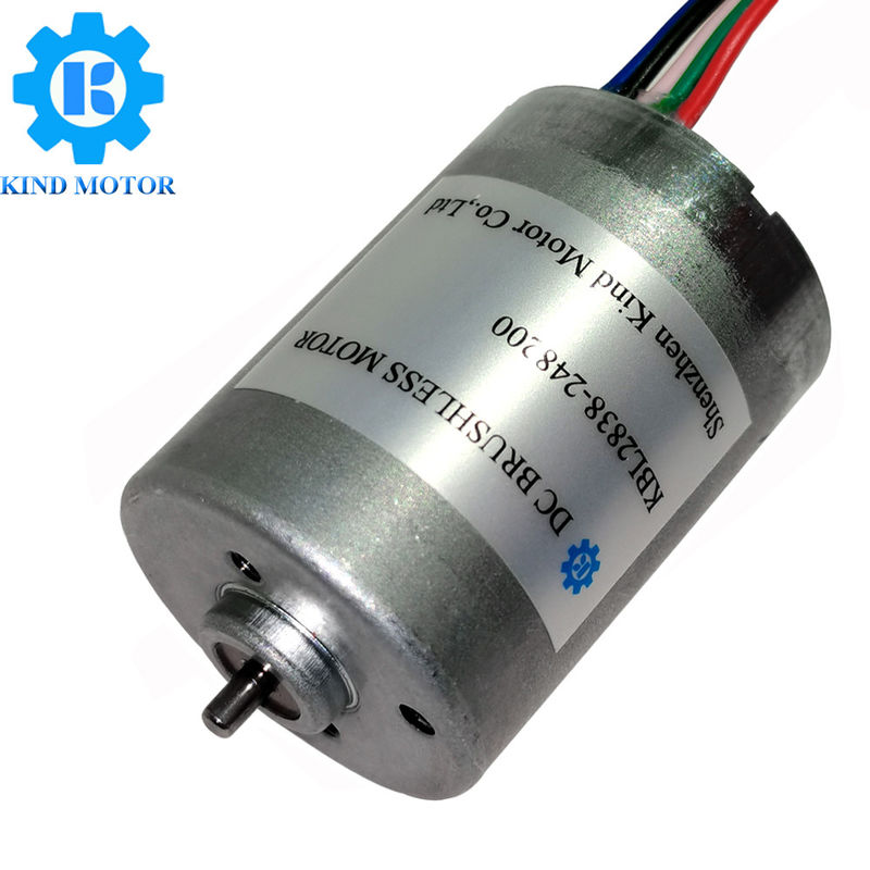 αβούρτσιστη συνεχής μηχανή άξονων 9000rpm 10000rpm 5vdc 6vdc 8vdc 12vdc 14.4vdc 18vdc 24vdc bl2838 2.3mm διπλή bldc