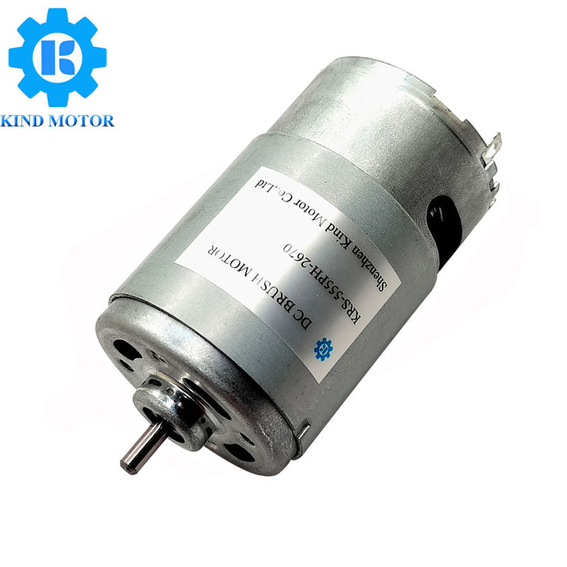 Διπλή παραγωγή 3.175mm Pmdc μηχανές συνεχών 12v 14.4v 18v 24v RC555 rc-555 άνθρακας-βουρτσών άξονων